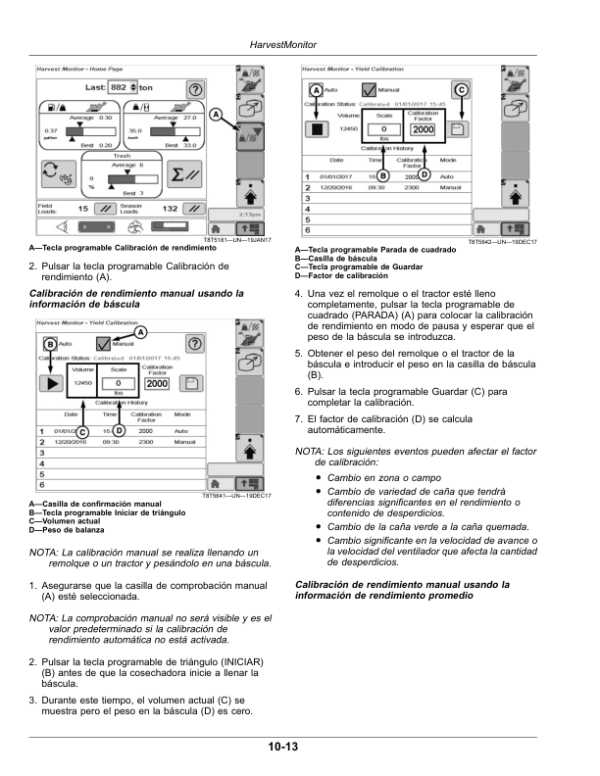 John Deere HarvestMonitor 3520, 3522 Operator’s Manual (OMCXT25968) Workshop Guide