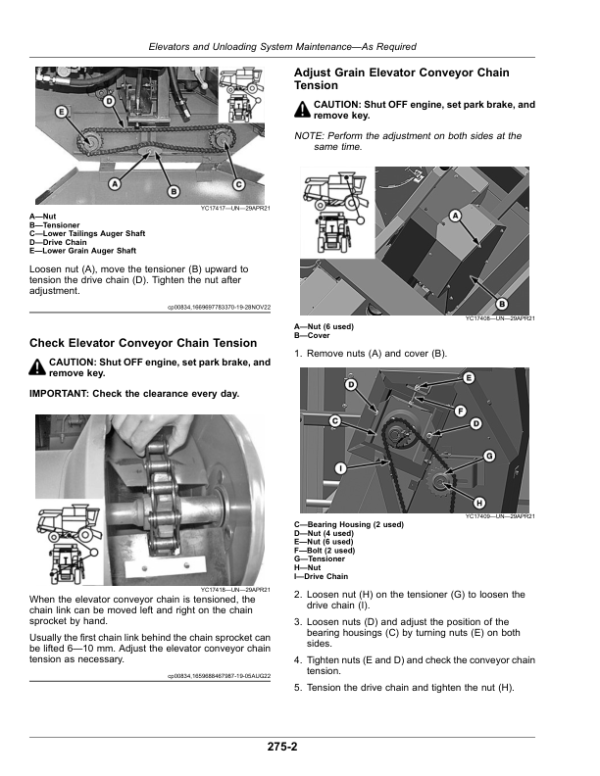 John Deere W430 Combine (Export Edition) Operator’s Manual (OMDX17781) Workshop Guide