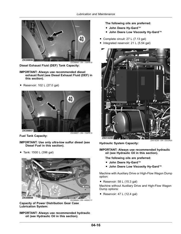 John Deere 9700, 9800, 9900 Self-Propelled Forage Harvesters (622000-622999) (North American) Operator’s Manual (OMDXE10654) Workshop Guide