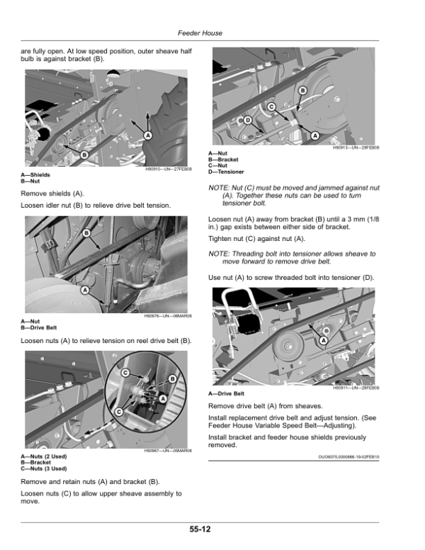 John Deere S760, S770, S780, S785, S790, HillMaster Combines (European) Operator’s Manual (OMDXE10819) Workshop Guide