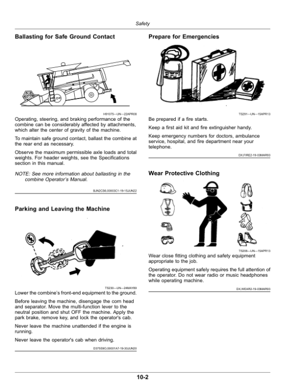 John Deere C6R, C8R, C12R, C16R, C18R Rigid Corn Heads (825001-) (Export Edition) Operator’s Manual (OMDXE12048) Workshop Guide