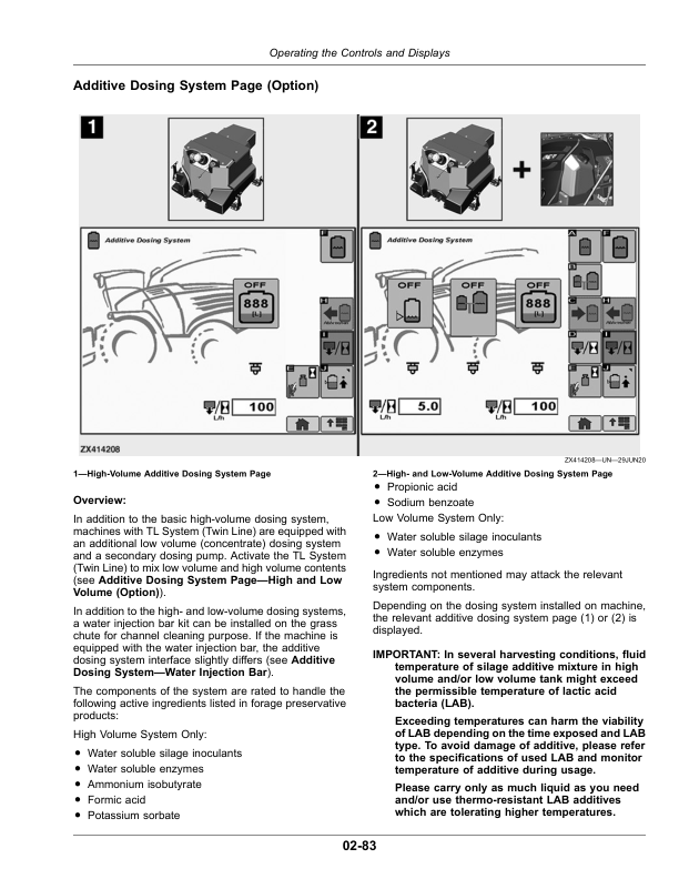 John Deere 8100, 8200, 8300, 8400, 8500, 8600 Self-PropelledForage Harvesters Operator’s Manual (OMDXE13490) Workshop Guide
