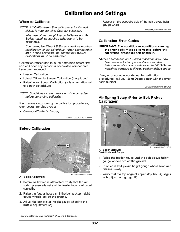 John Deere BP 15 Belt Pickup (835001-) (North American) Operator’s Manual (OMDXE14069) Workshop Guide