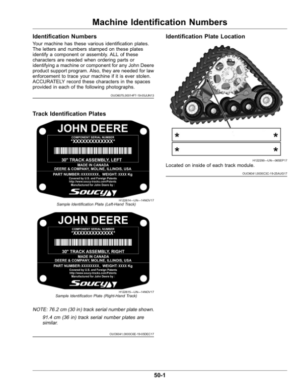 John Deere Chenilles John Deere Operator’s Manual (OMDXE14956) Workshop Guide