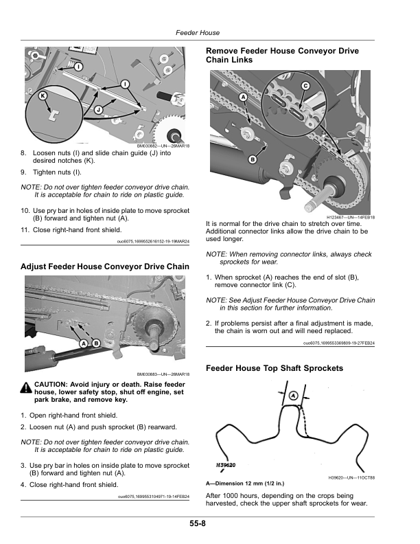 John Deere S7 600, S7 700, S7 800, S7 850, S7 900, HillMaster Combines Operator’s Manual (OMDXE15264) Workshop Guide