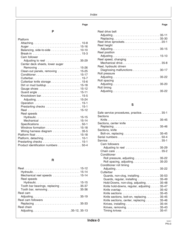 John Deere 895 Auger Platform With Hay Conditioner Operator’s Manual (OME125376) Workshop Guide