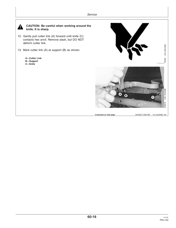 John Deere 457 Standard Round Baler Operator’s Manual (OME130950) Workshop Guide