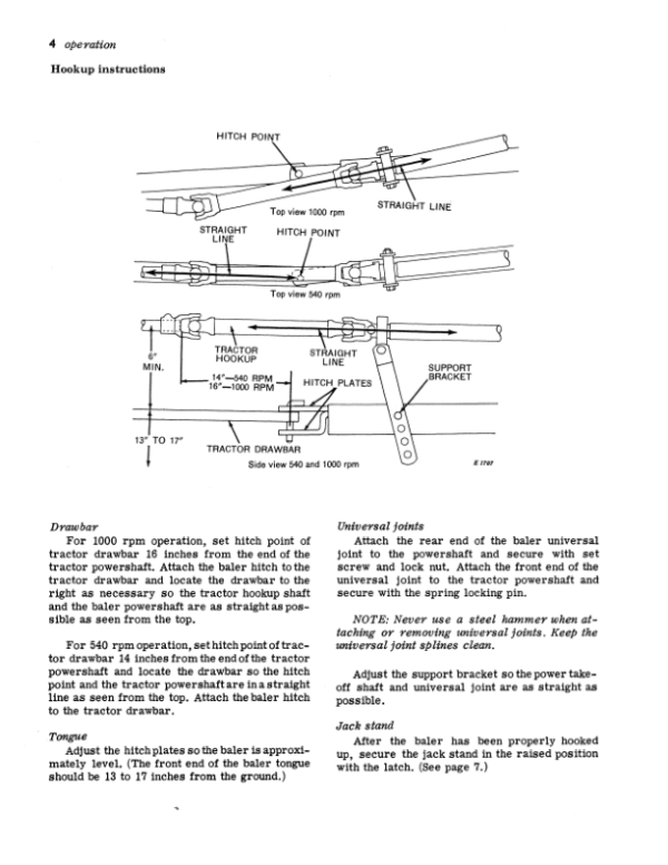 John Deere 14T Automatic Pick-Up Baler Operator’s Manual (OME16470) Workshop Guide