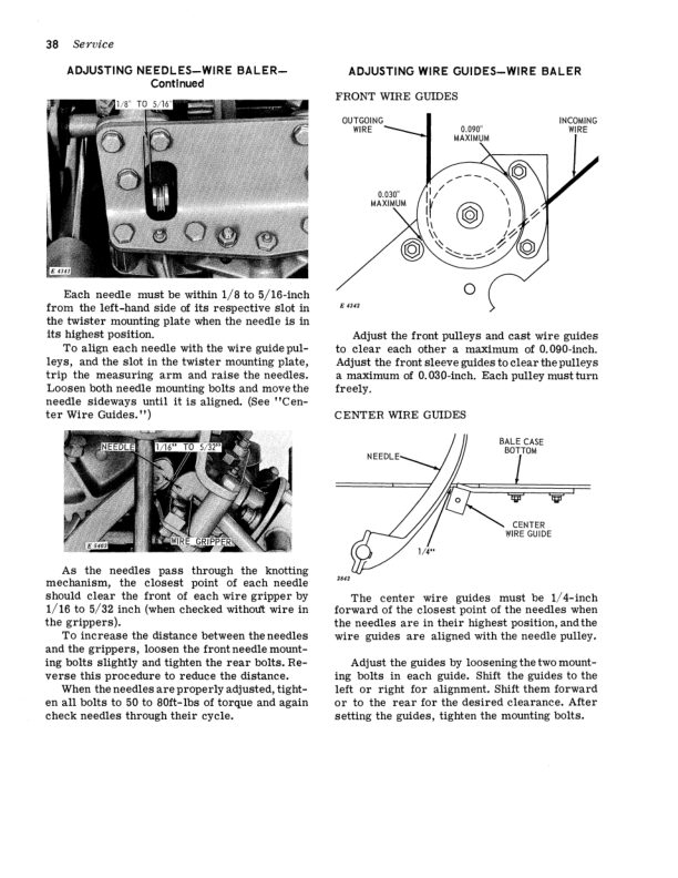 John Deere 24 Series Balers Operator’s Manual (OME38936) Workshop Guide