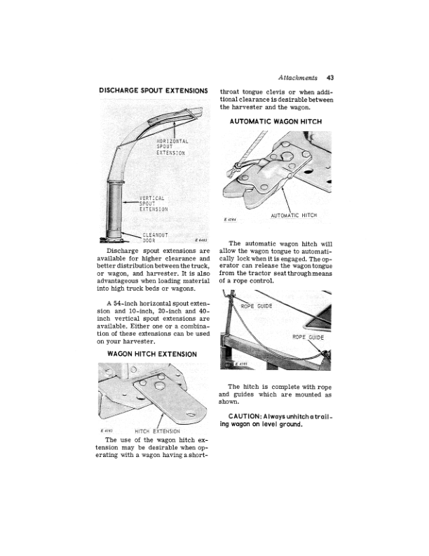 John Deere 38 Forage Harvester Operator’s Manual (OME45858) Workshop Guide