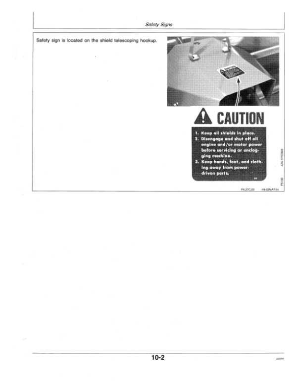 John Deere 27 Flail Shredder Operator’s Manual (OME50471) Workshop Guide