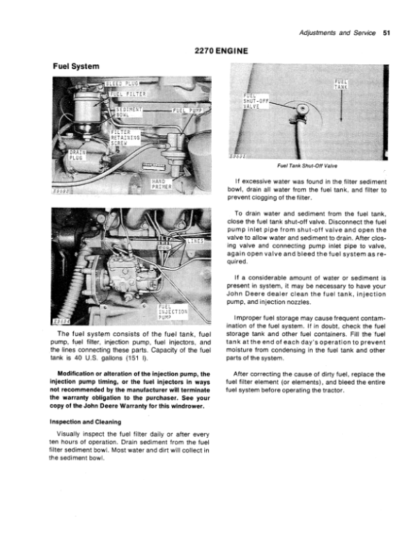 John Deere 2250 & 2270 Windrowers North America Operator’s Manual (OME57516) Workshop Guide