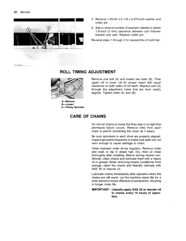 John Deere 1380 Mower Conditioner Operator’s Manual (OME64887) Workshop Guide