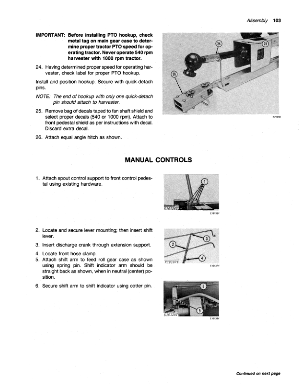 John Deere 3940, 3960 Forage Harvesters Operator’s Manual (OME66992) Workshop Guide