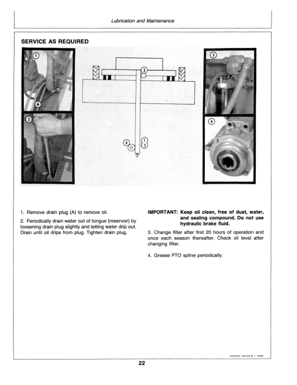 John Deere 1424 Mower Conditioner Operator’s Manual (OME73044) Workshop Guide