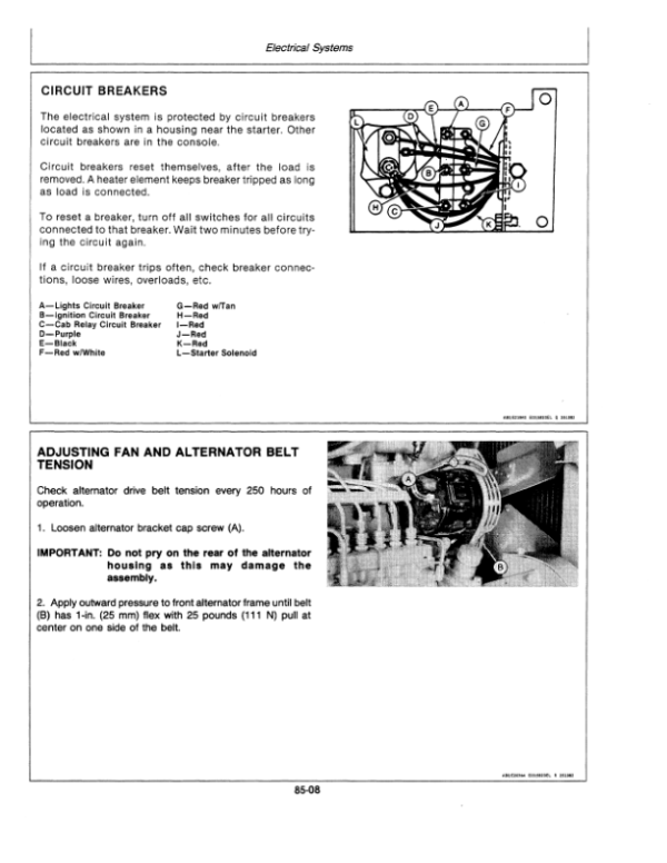 John Deere 5720, 5820 Self-Propelled Forage Harvesters Operator’s Manual (OME73767) Workshop Guide