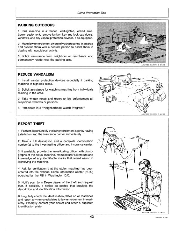 John Deere 100, 150 Forage Blowers Operator’s Manual (OME75027) Workshop Guide