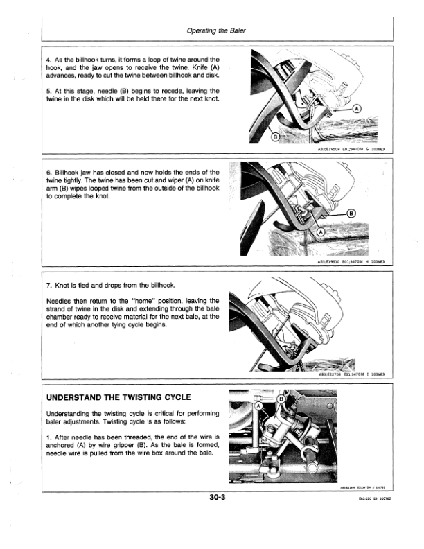 John Deere 347 Square Baler Operator’s Manual (OME76108) Workshop Guide