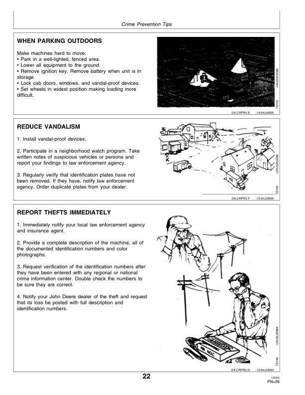 John Deere 652 Side Delivery Rake (880001-) Operator’s Manual (OME81241) Workshop Guide
