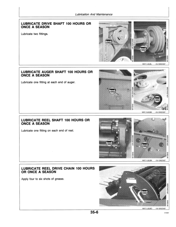 John Deere 140 Windrower Platform With Hay Conditioner Operator’s Manual (OME81679) Workshop Guide