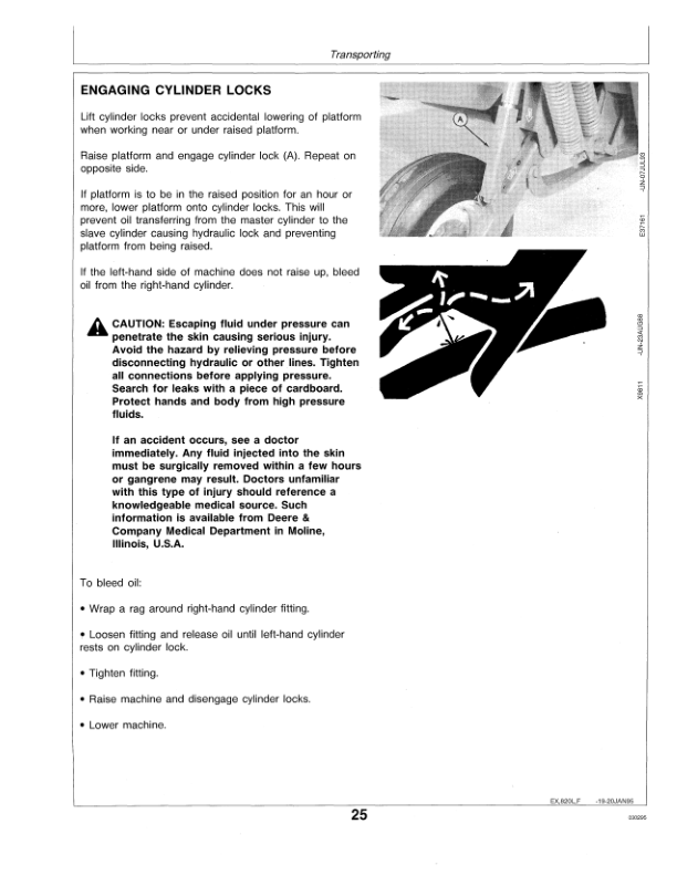 John Deere 920, 930 Conditioner Mower Operator’s Manual (OME85081) Workshop Guide