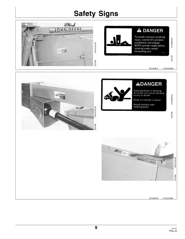 John Deere 920, 930 Rotary Roll Mower Conditioner Operator’s Manual (OME87581) Workshop Guide