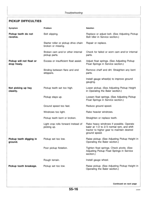 John Deere 435, 535 Round Balers (990001-) Operator’s Manual (OME87614) Workshop Guide