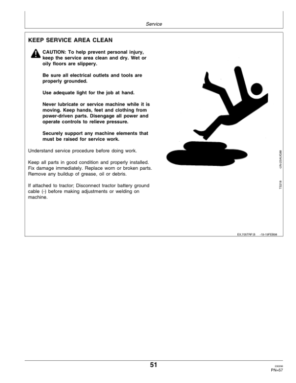 John Deere 705 Twin Rake (120001-) Operator’s Manual (OME94264) Workshop Guide