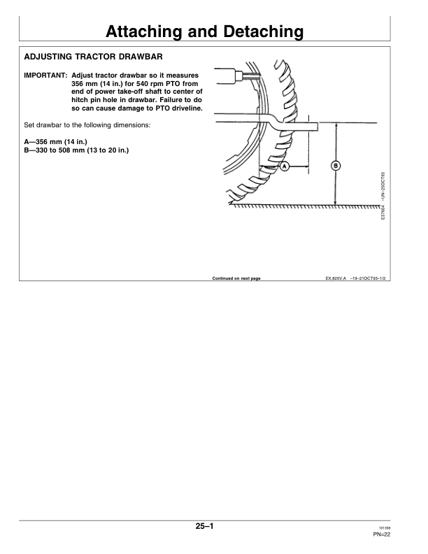 John Deere 820 Mower Conditioner (989601-) Operator’s Manual (OME95634) Workshop Guide