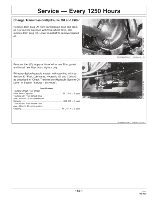 John Deere 5310N, 5410N & 5510N Tractors (Manufactured in Mannheim, Germany) Operator’s Manual (OMER360119) Workshop Guide