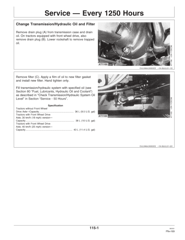 John Deere 5310N, 5410N & 5510N Tractors (Manufactured in Mannheim, Germany) Operator’s Manual (OMER360119) Workshop Guide