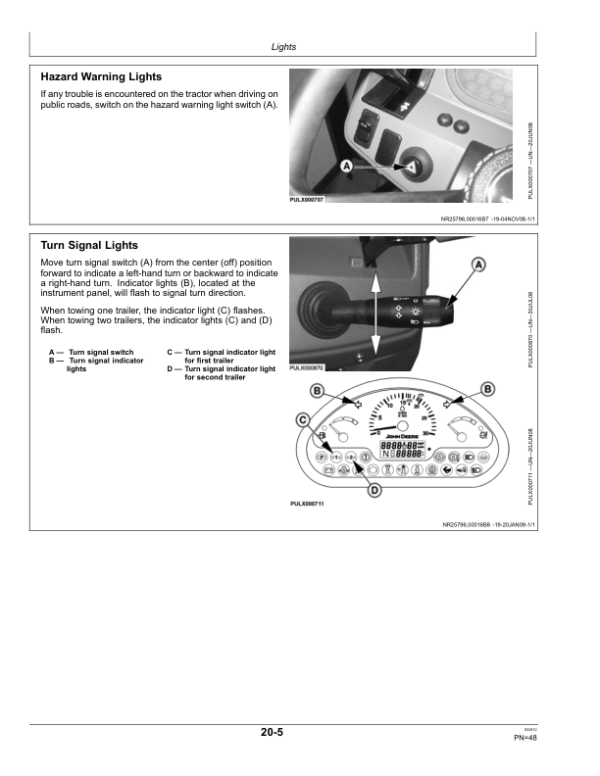 John Deere 5080G, 5090G & 5090GH Tractors Operator’s Manual (OMER383787) Workshop Guide