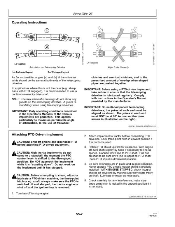 John Deere 5075GF, 5085GF, 5100GF, 5075GL, 5085GL, 5075GN, 5085GN, 5100GN, 5075GV, 5085GV Tractors Operator’s Manual (OMER441607) Workshop Guide