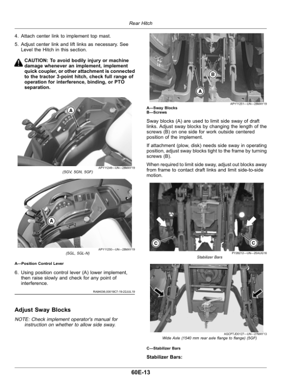 John Deere 5075GV, 5075GN, 5075GF, 5075GL, 5090GV, 5090GN, 5090GF, 5090GL, 5100GL, 5105GN, 5105GF (MY20-) Tractors (European Edition) Operator’s Manual (OMER525732) Workshop Guide
