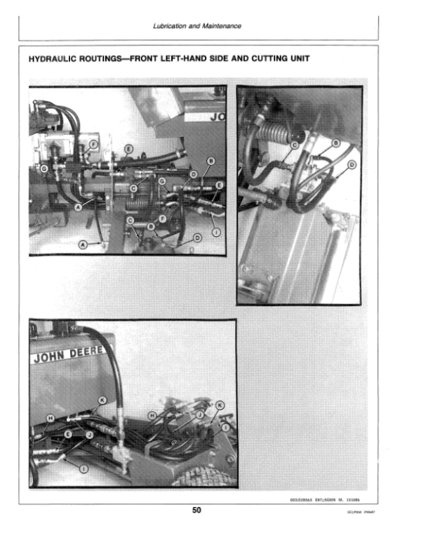 John Deere 303 & 305 Hydraulic Gang Mowers Operator’s Manual (OMET13345) Workshop Guide