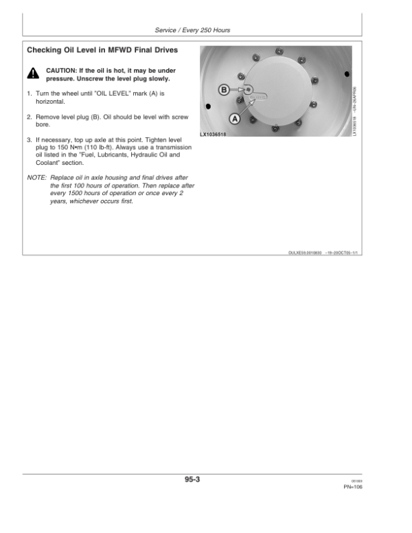 John Deere 6920SE Tractors Operator’s Manual (OMETN67190) Workshop Guide