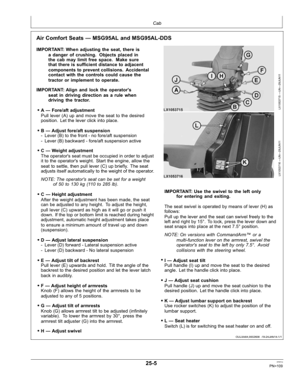 John Deere 6170R, 6190R, 6210R, 6140R, 6150R Tractors (European/Export) Operator’s Manual (OMETN78900) Workshop Guide