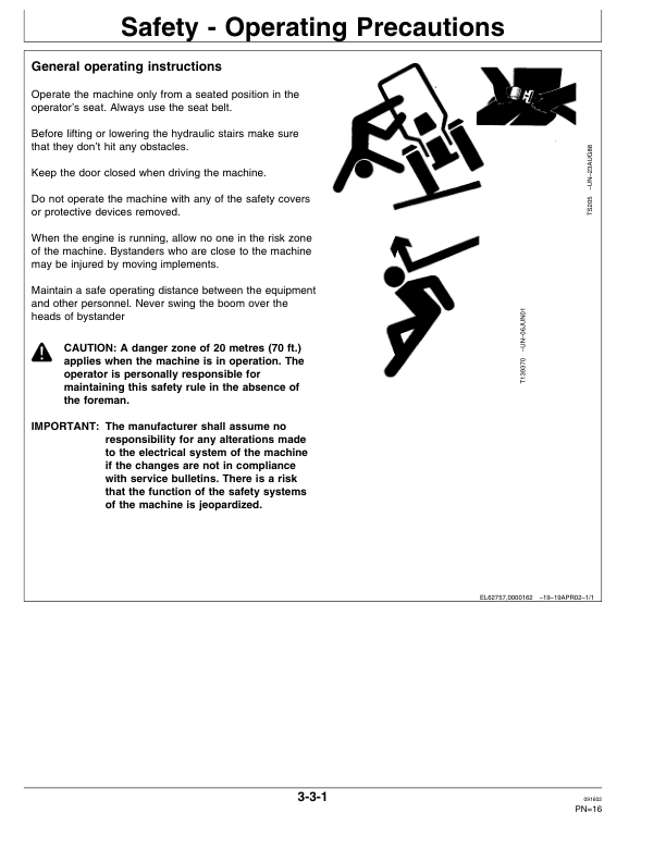 John Deere 1710D Forwarders Operator’s Manuals (OMF063390) Workshop Guide
