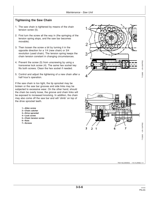 John Deere 745 Harvesting Heads Operator’s Manuals (OMF065848) Workshop Guide
