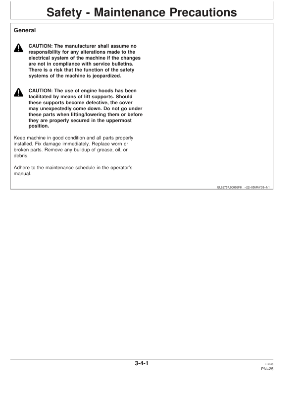 John Deere 1410D Forwarders Operator’s Manuals (OMF065866) Workshop Guide