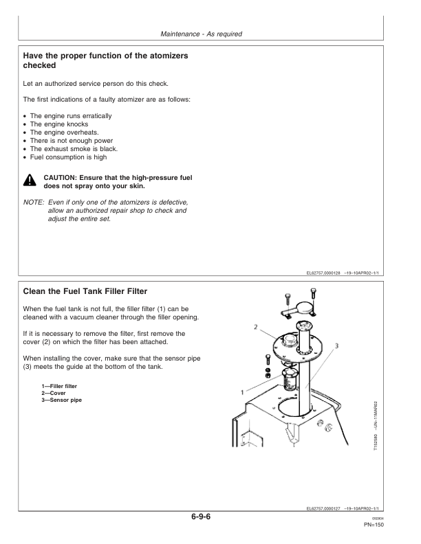 John Deere 1710D Forwarders Operator’s Manuals (OMF067046) Workshop Guide
