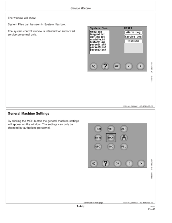 John Deere TMC Control Systems Operator’s Manuals (OMF069570) Workshop Guide
