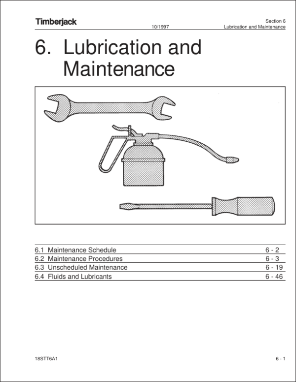 John Deere 18 INCH Felling Heads Operator’s Manuals (OMF286567) Workshop Guide