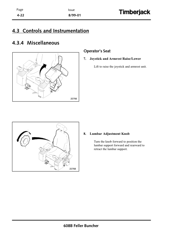 John Deere 608B Tracked Feller Bunchers Operator’s Manuals (OMF294826) Workshop Guide