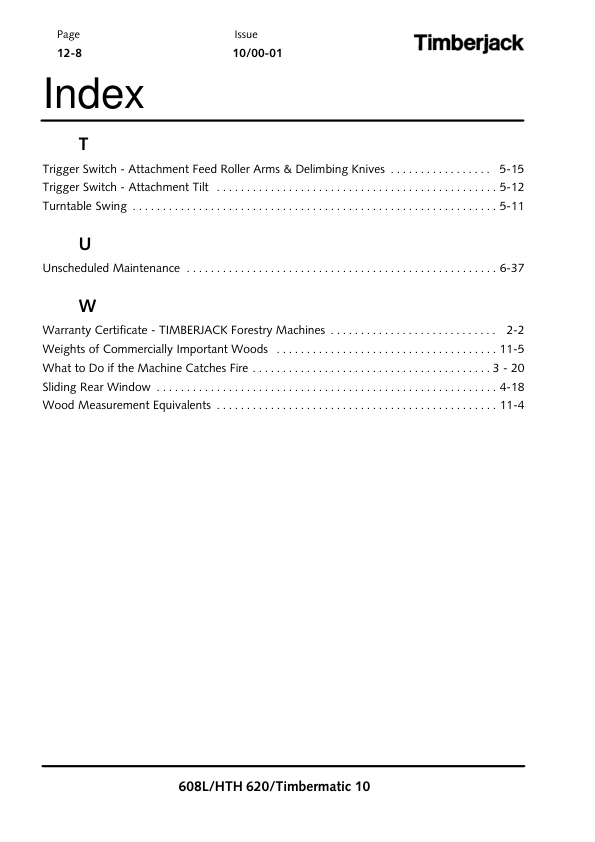 John Deere 608L Tracked Harvesters Operator’s Manuals (OMF296771) Workshop Guide
