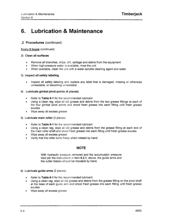 John Deere 4800 Loader Attachments Operator’s Manuals (OMF306813) Workshop Guide