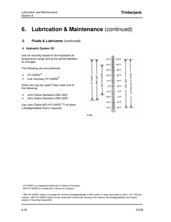John Deere 530B Knuckleboom Loader Operator’s Manuals (OMF307283) Workshop Guide