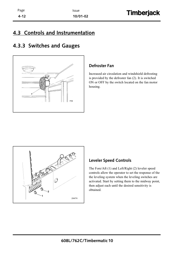 John Deere 608L Tracked Harvesters Operator’s Manuals (OMF381273) Workshop Guide