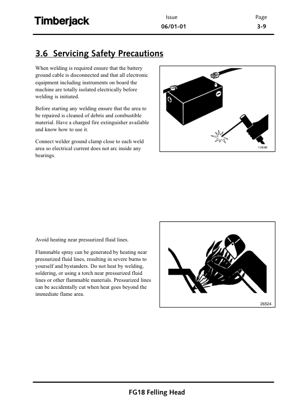 John Deere FG18 Felling Heads Operator’s Manuals (OMF382266) Workshop Guide