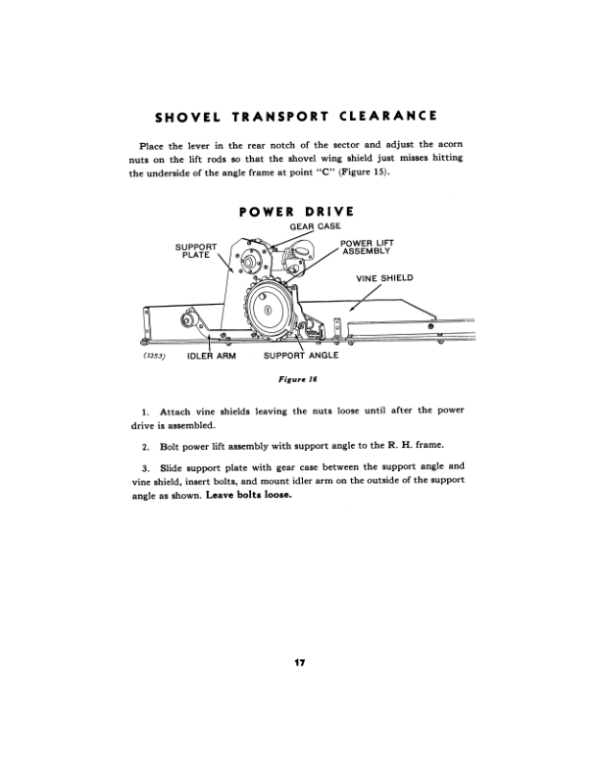 John Deere Double Level Bed Potato Digger Operator’s Manual (OMF7946) Workshop Guide